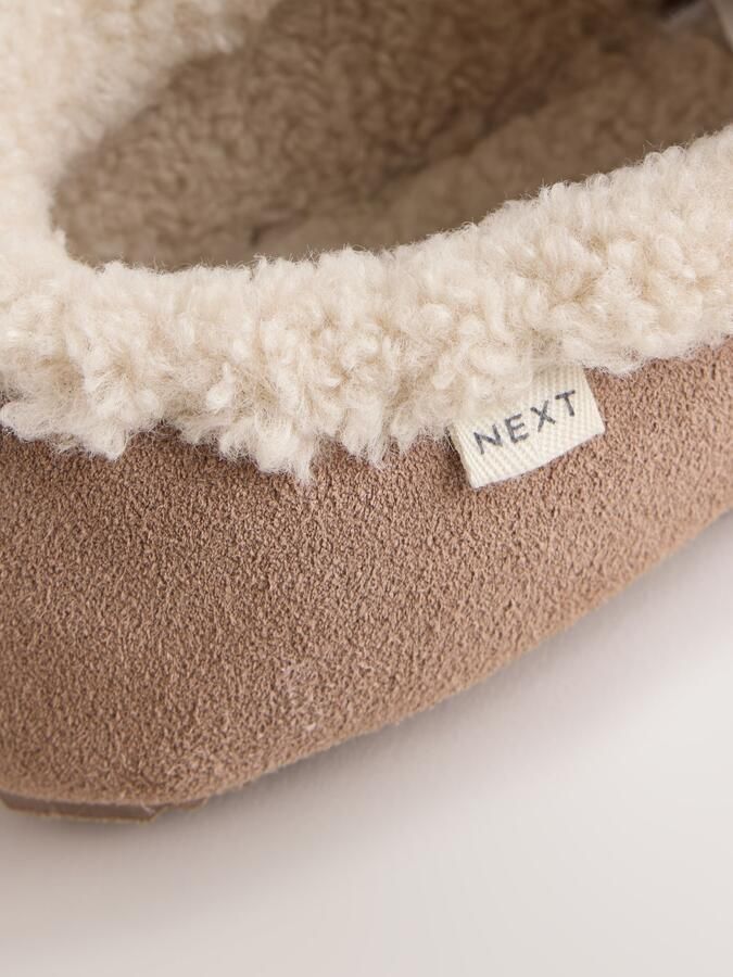 Next Dames Suède moccasinpantoffels Bruin - Foto 6