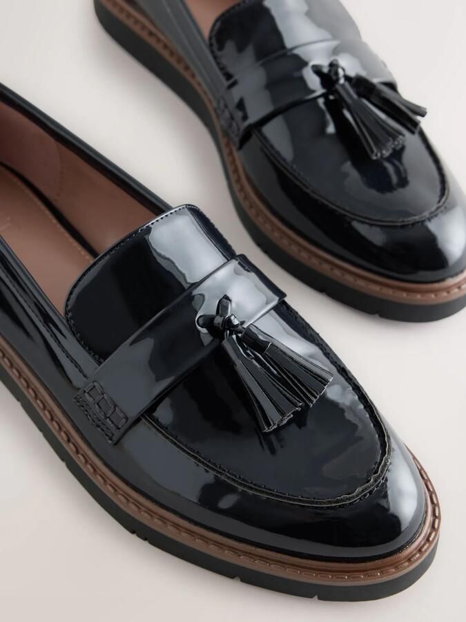 Next Dames Forever Comfort loafers met dikke zool Blauw - Foto 4