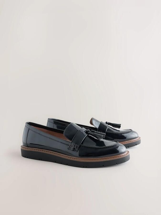 Next Dames Forever Comfort loafers met dikke zool Blauw - Foto 6