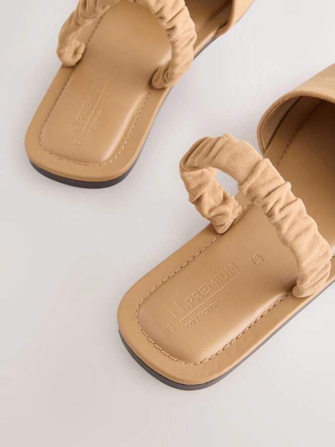 Next Dames Slingback sandalen Naturel - Foto 2