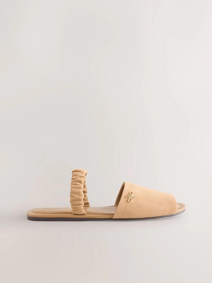 Next Dames Slingback sandalen Naturel - Foto 4
