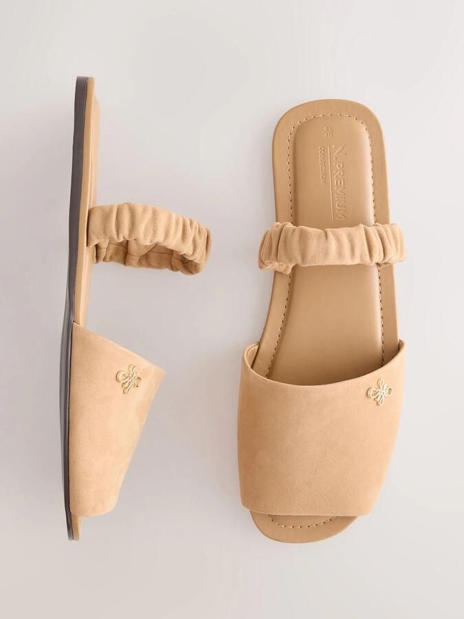 Next Dames Slingback sandalen Naturel - Foto 6