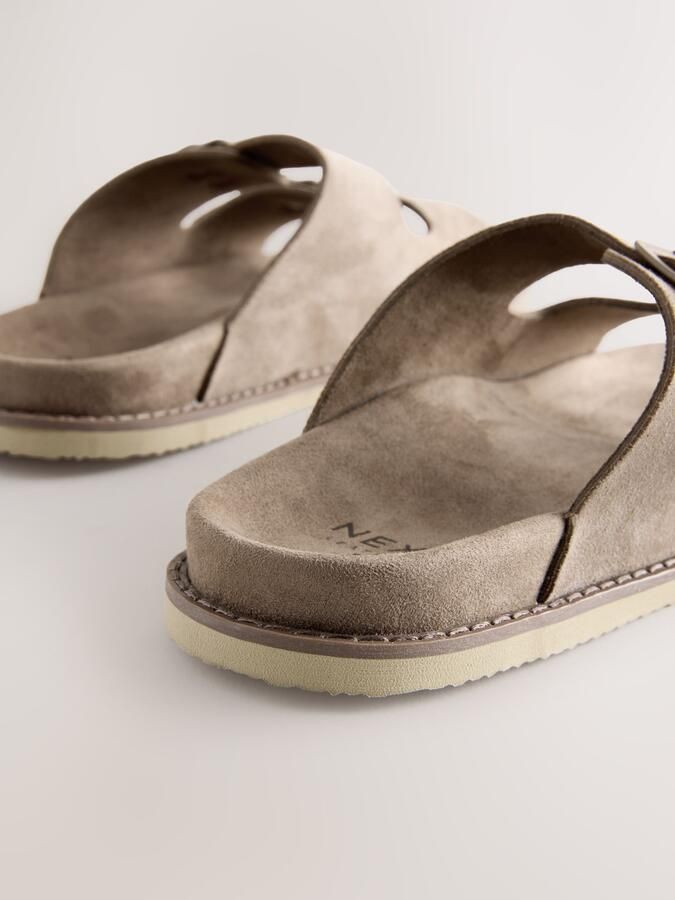 Next Heren Sandalen met twee ton sur ton gespen Naturel - Foto 5