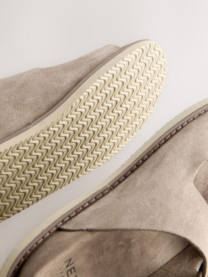 Next Heren Sandalen met twee ton sur ton gespen Naturel - Foto 6