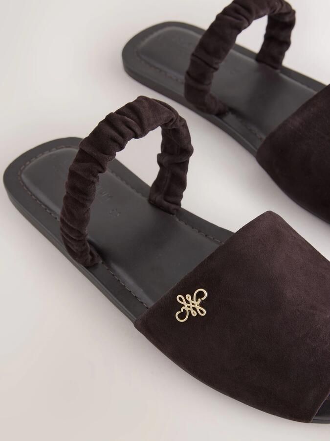 Next Dames Slingback sandalen Bruin - Foto 2