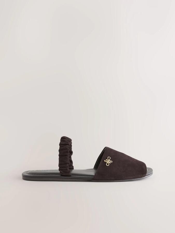 Next Dames Slingback sandalen Bruin - Foto 3