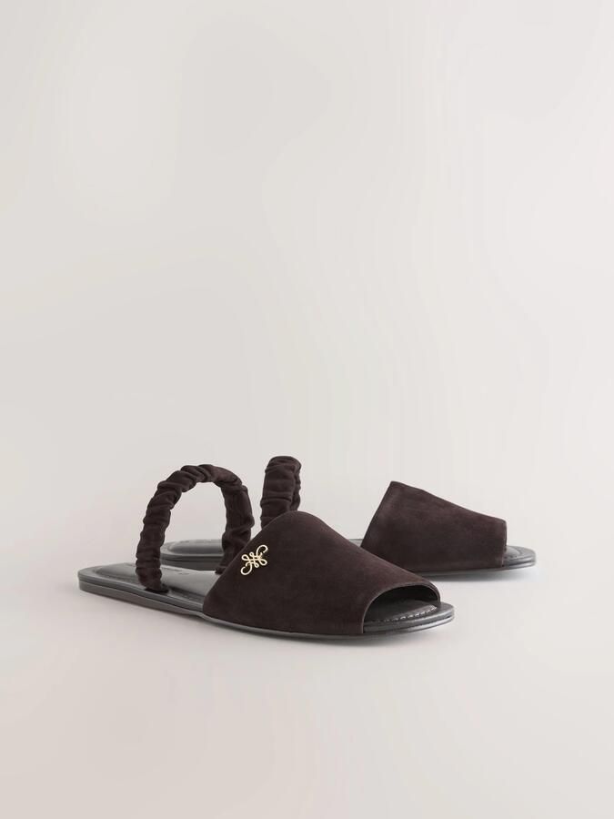 Next Dames Slingback sandalen Bruin - Foto 4