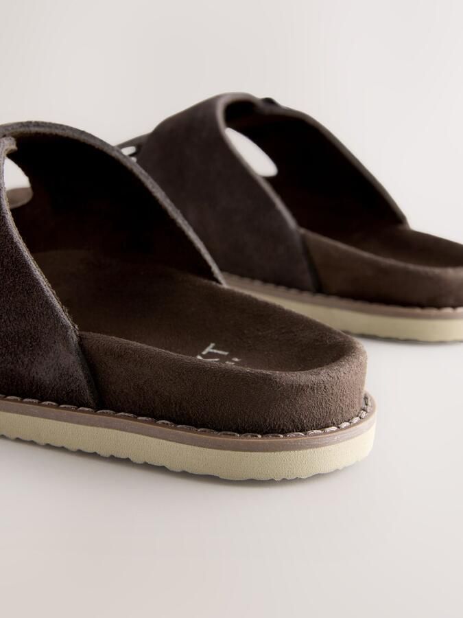 Next Heren Sandalen met twee ton sur ton gespen Bruin - Foto 2