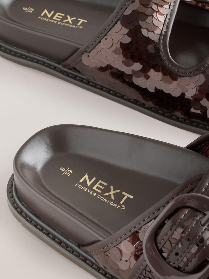 Next Muiltjes 'Forever Comfort' chocoladebruin - Foto 3