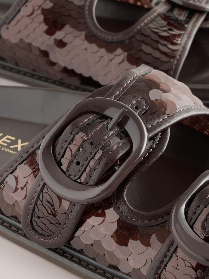 Next Muiltjes 'Forever Comfort' chocoladebruin - Foto 4