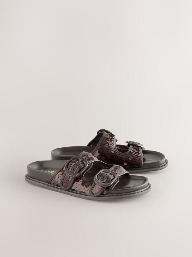 Next Muiltjes 'Forever Comfort' chocoladebruin - Foto 5
