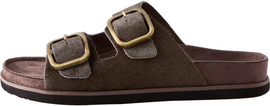 Next Muiltjes 'Forever Comfort' chocoladebruin