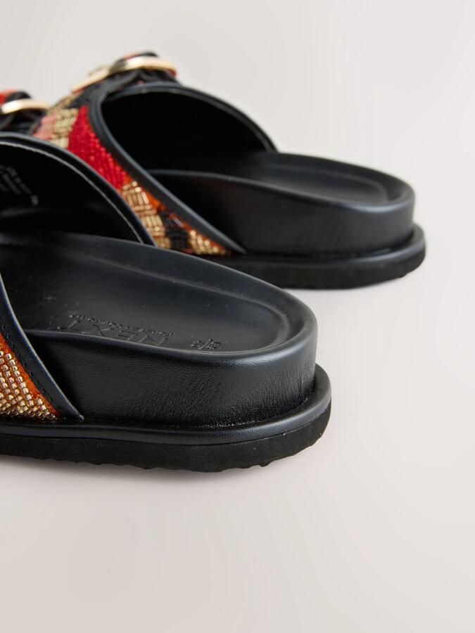 Next Muiltjes 'Forever Comfort' goud koraal rood zwart - Foto 6