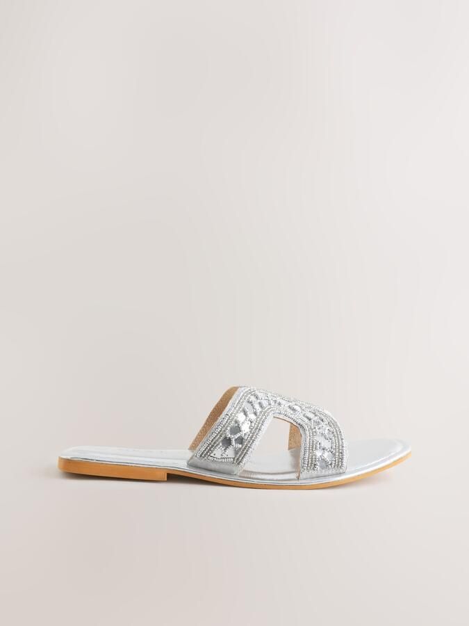 Next Dames Forever Comfort muiltjes Zilver - Foto 2