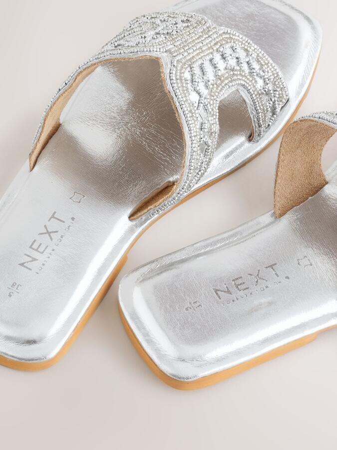 Next Dames Forever Comfort muiltjes Zilver - Foto 4