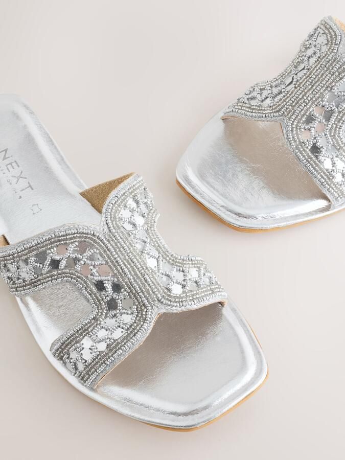 Next Dames Forever Comfort muiltjes Zilver - Foto 5