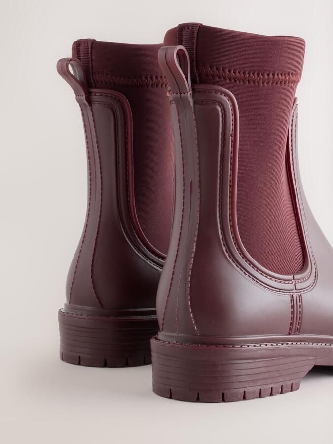 Next Dames Midi-laarzen met profielzool Rood - Foto 4