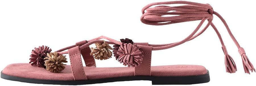 Next Sandaal 'Forever Comfort' beige oudroze wijnrood