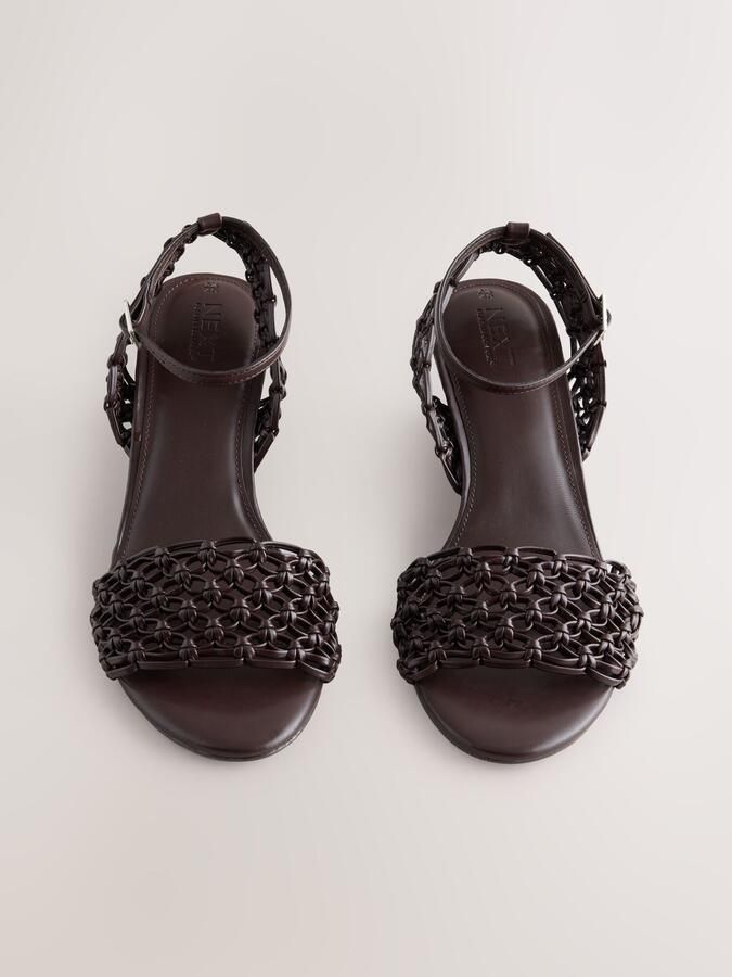 Next Sandaal 'Forever Comfort' chocoladebruin - Foto 4