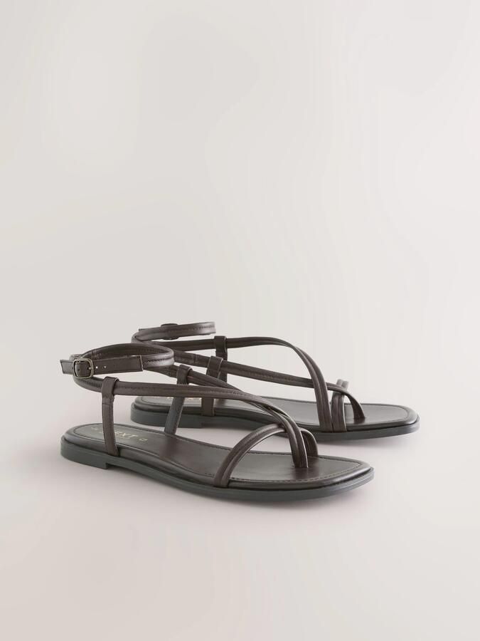 Next Sandaal 'Forever Comfort' chocoladebruin - Foto 3