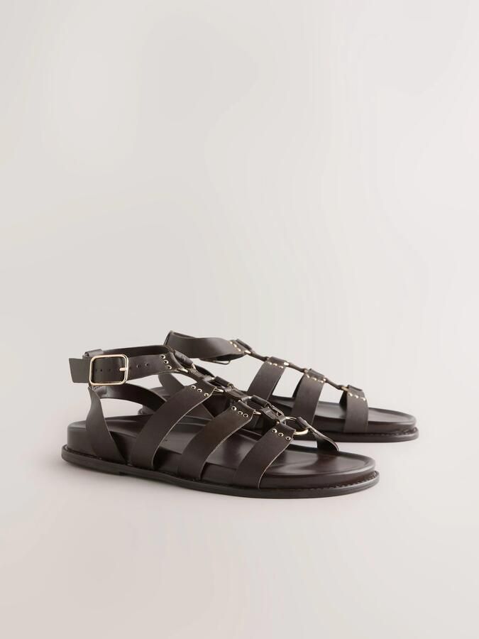 Next Sandaal 'Forever Comfort' chocoladebruin - Foto 4