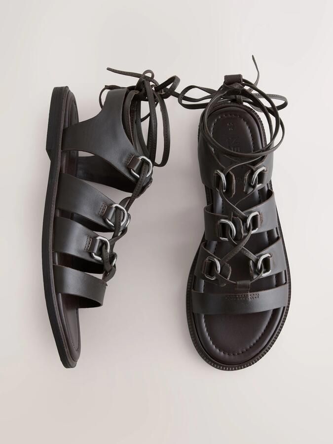Next Sandaal 'Forever Comfort Ghillie' chocoladebruin - Foto 2