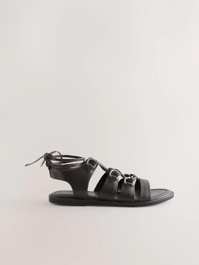 Next Sandaal 'Forever Comfort Ghillie' chocoladebruin - Foto 4