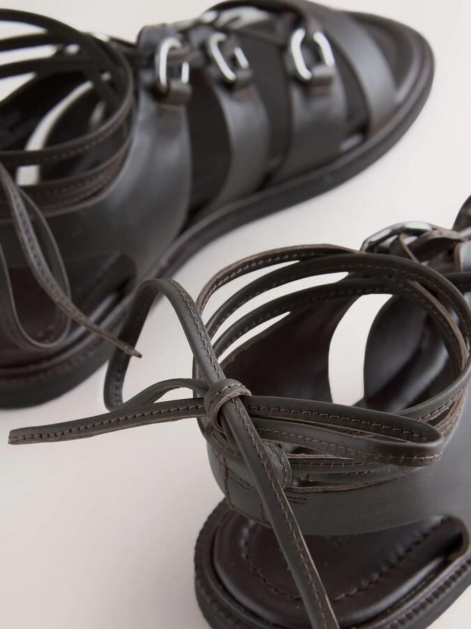 Next Sandaal 'Forever Comfort Ghillie' chocoladebruin - Foto 5