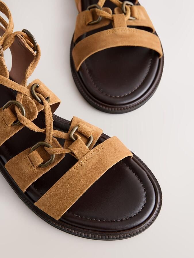 Next Sandaal 'Forever Comfort Ghillie' cognac - Foto 3