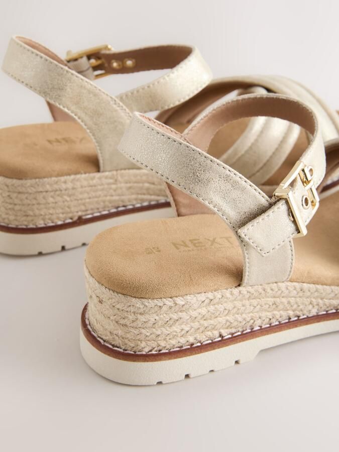Next Sandalen met riem 'Forever Comfort' beige goud - Foto 2