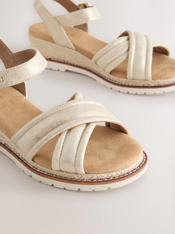 Next Sandalen met riem 'Forever Comfort' beige goud - Foto 3