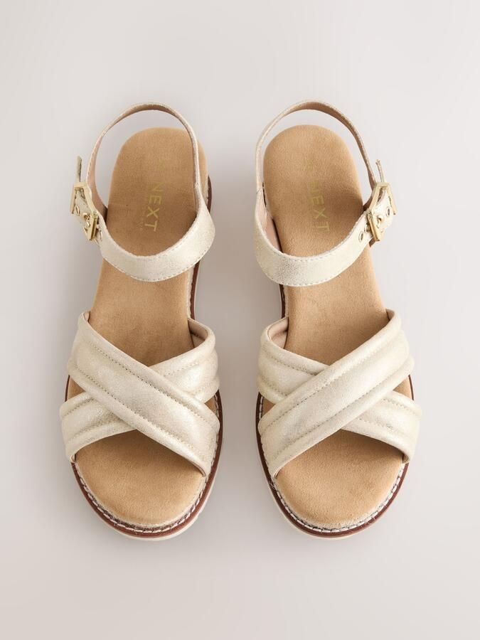 Next Sandalen met riem 'Forever Comfort' beige goud - Foto 5