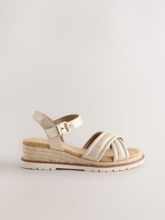 Next Sandalen met riem 'Forever Comfort' beige goud - Foto 6