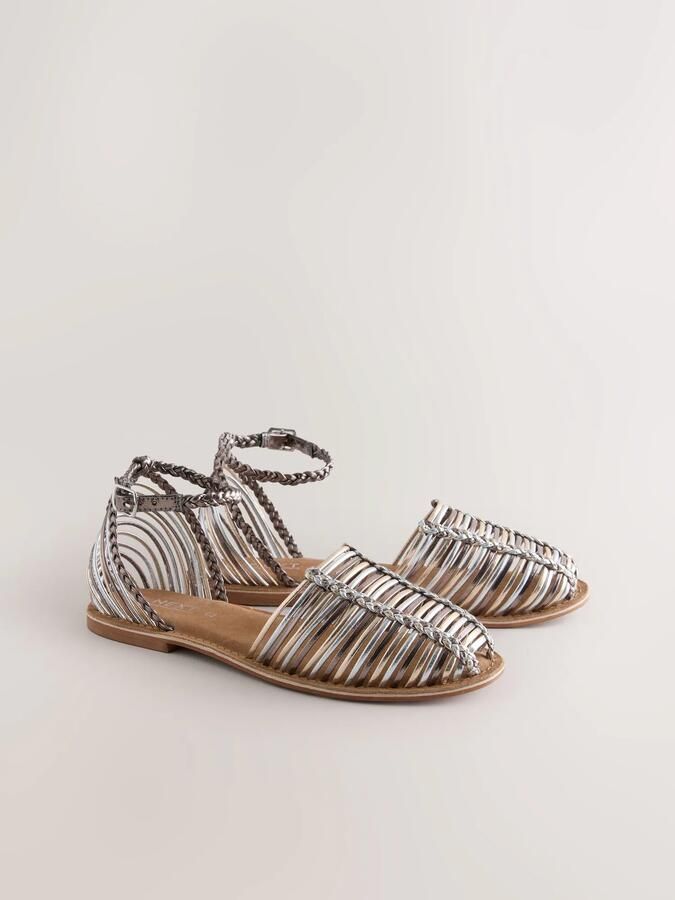 Next Sandaal 'Forever Comfort' goud zilver - Foto 3