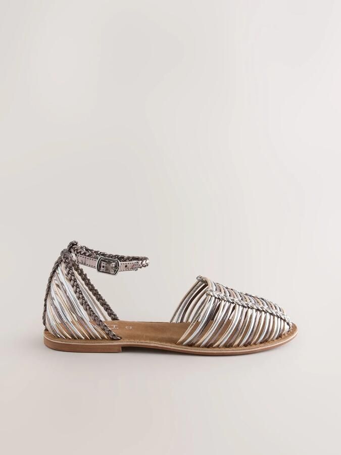 Next Sandaal 'Forever Comfort' goud zilver - Foto 4
