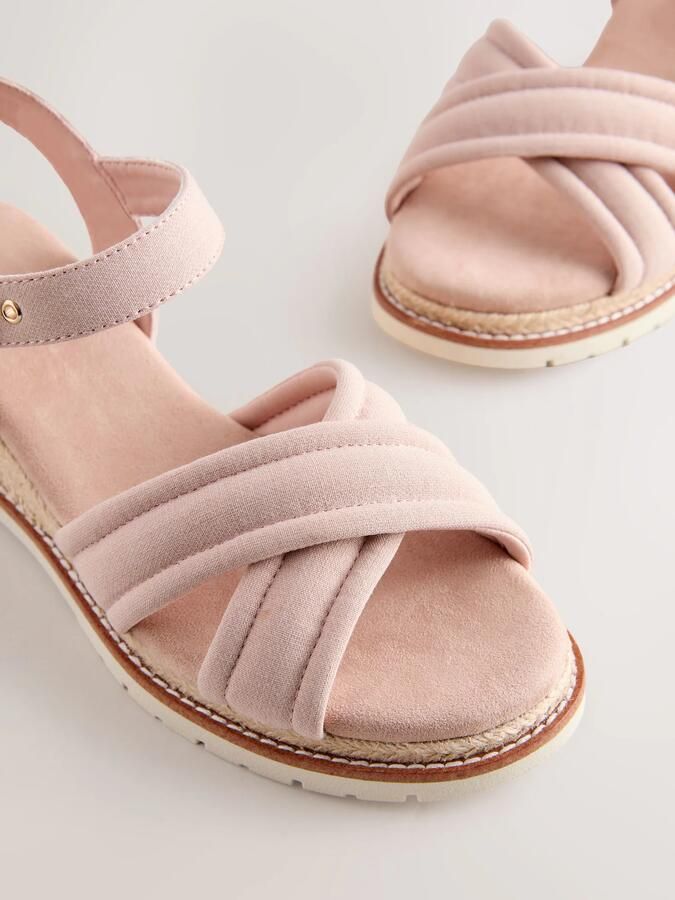 Next Dames Forever Comfort sleehakken en gekruiste bandjes Roze - Foto 6