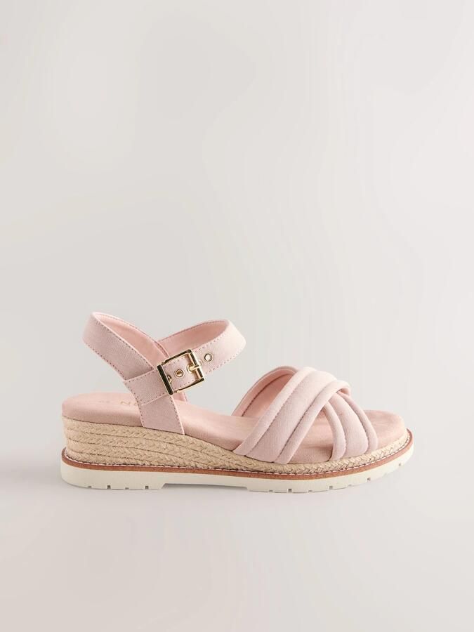 Next Dames Forever Comfort sleehakken en gekruiste bandjes Roze - Foto 2