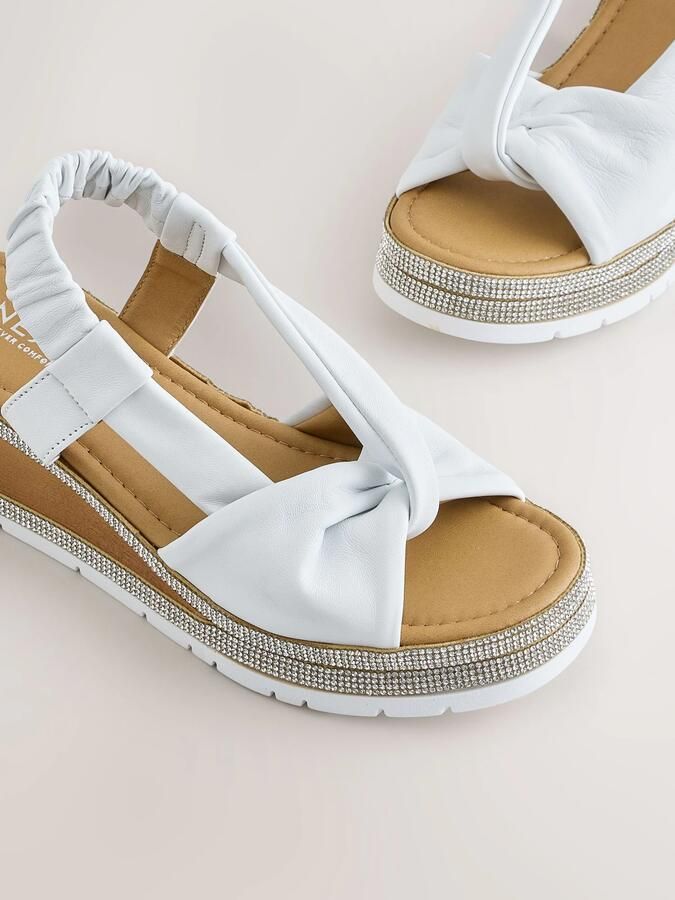 Next Sandaal 'Forever Comfort' wit - Foto 5