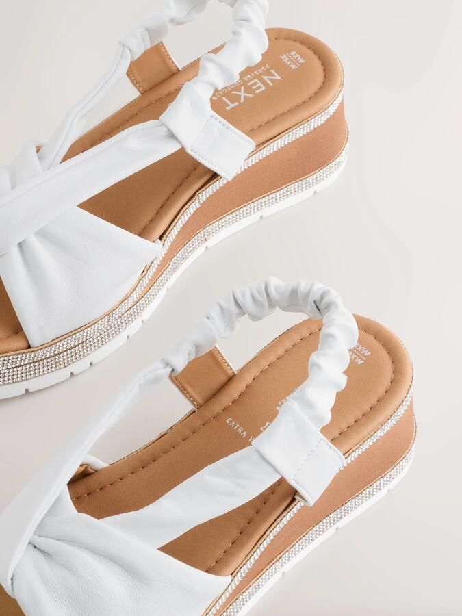 Next Sandaal 'Forever Comfort' wit - Foto 3