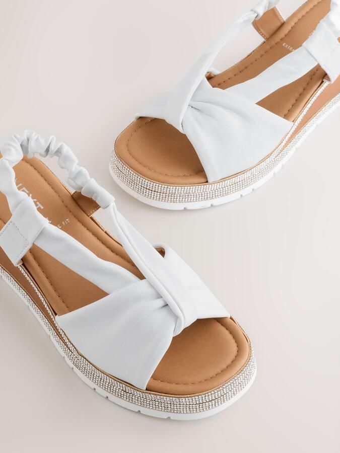Next Sandaal 'Forever Comfort' wit - Foto 4