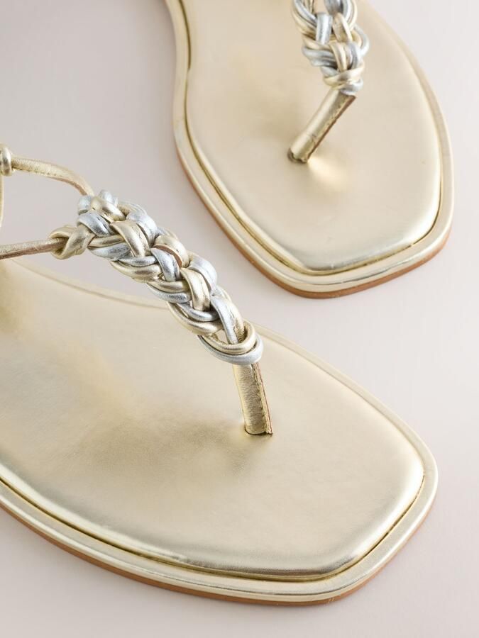 Next Sandaal goud zilver - Foto 3