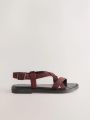 Next Dames Forever Comfort sandalen met kruisbandjes Rood - Rood