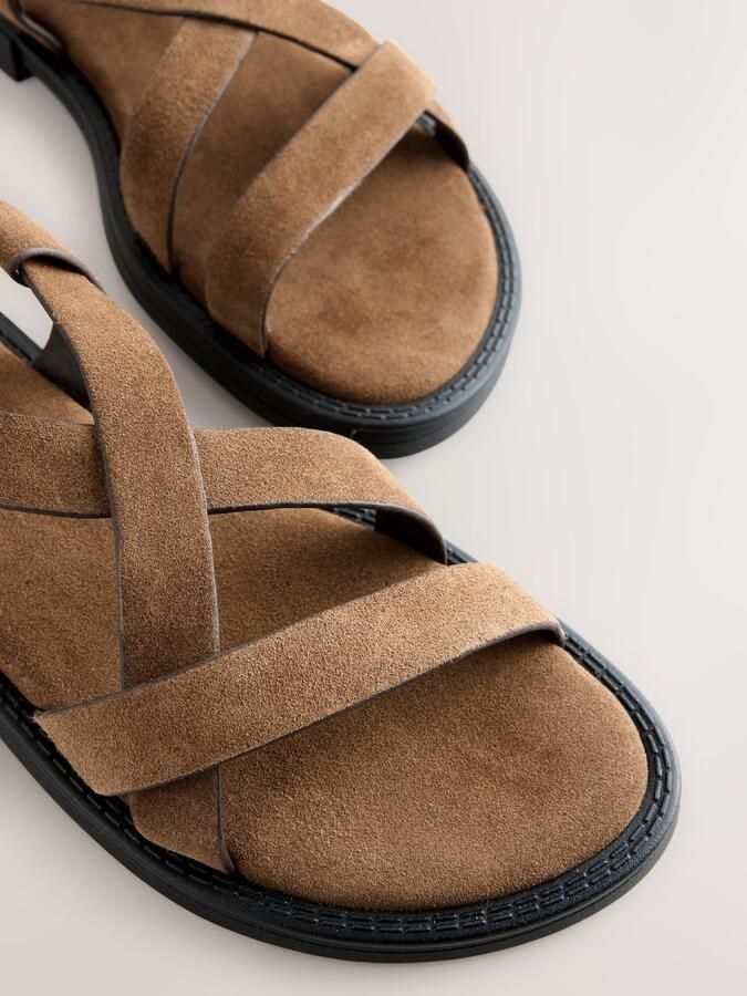 Next Sandalen met riem 'Forever Comfort' bruin - Foto 3