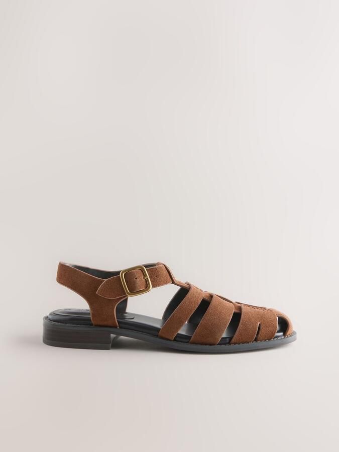 Next Sandalen met riem 'Forever Comfort' bruin - Foto 3