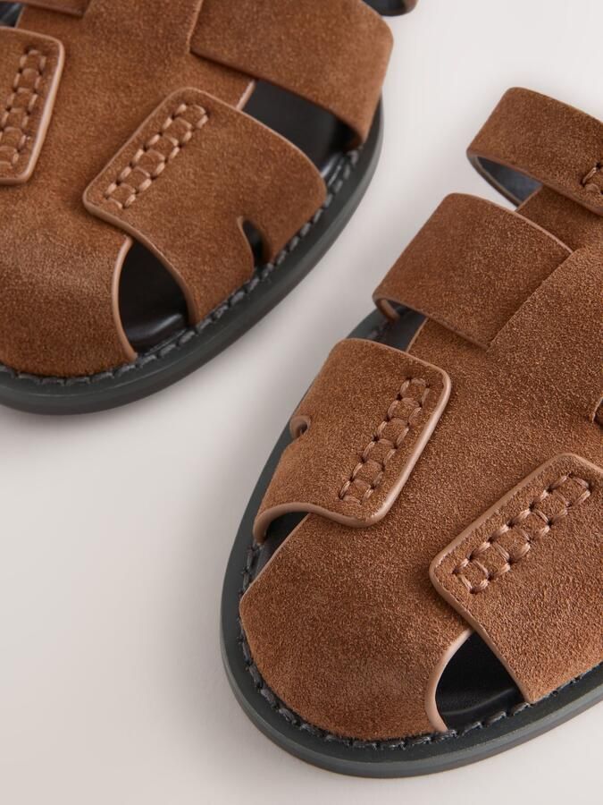 Next Sandalen met riem 'Forever Comfort' bruin - Foto 4