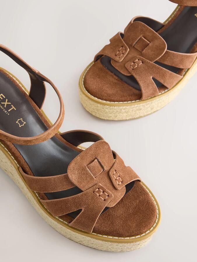 Next Sandalen met riem 'Forever Comfort' bruin - Foto 3