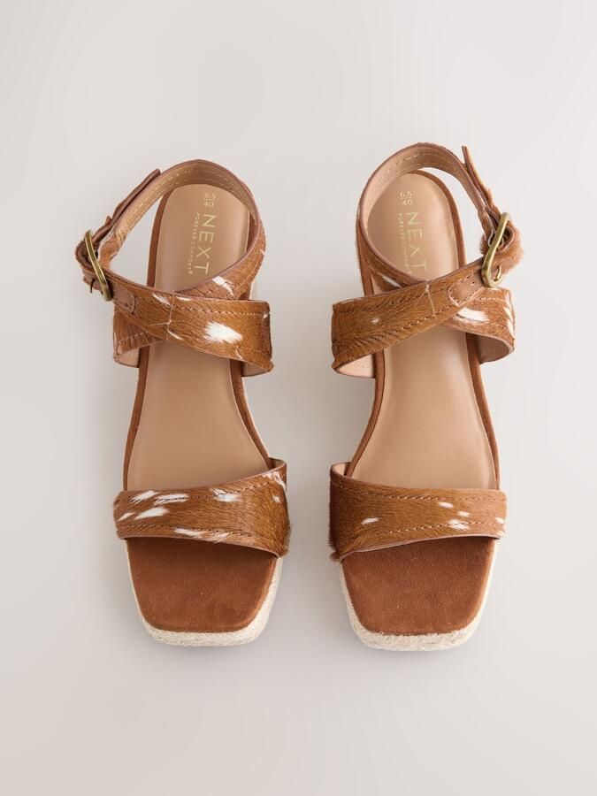 Next Sandalen met riem 'Forever Comfort' cognac wit - Foto 3