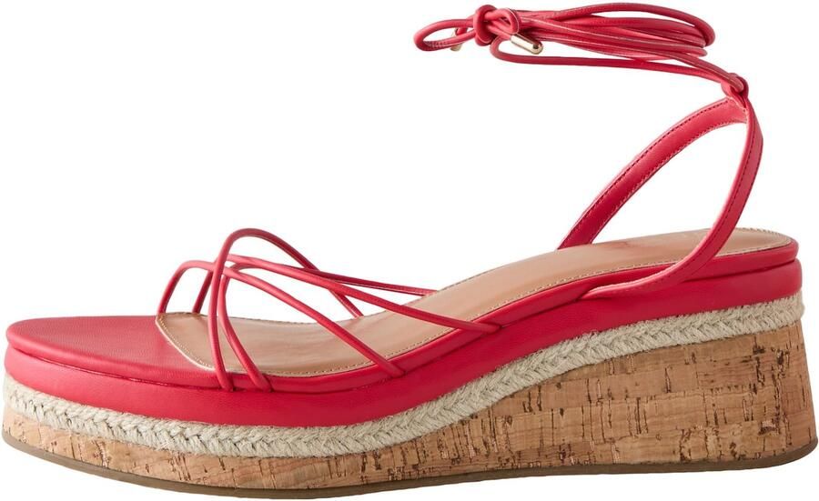 Next Sandalen met riem 'Forever Comfort' donkerroze