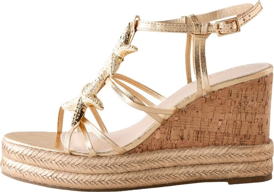 Next Sandalen met riem 'Forever Comfort' goud