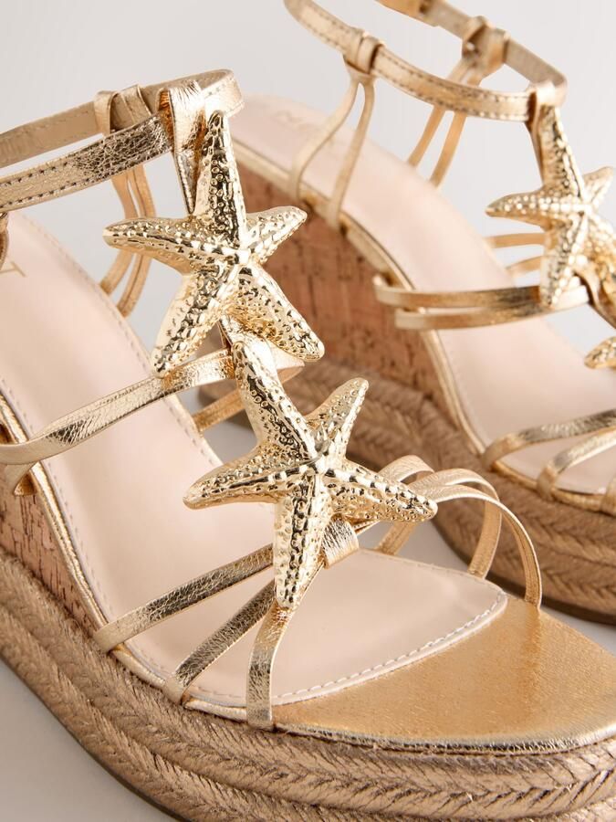 Next Sandalen met riem 'Forever Comfort' goud - Foto 2